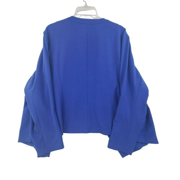 95.  Lane Bryant Women's Long Sleeve  Blazer Jacket Blue Size 26 - Picture 5 of 8